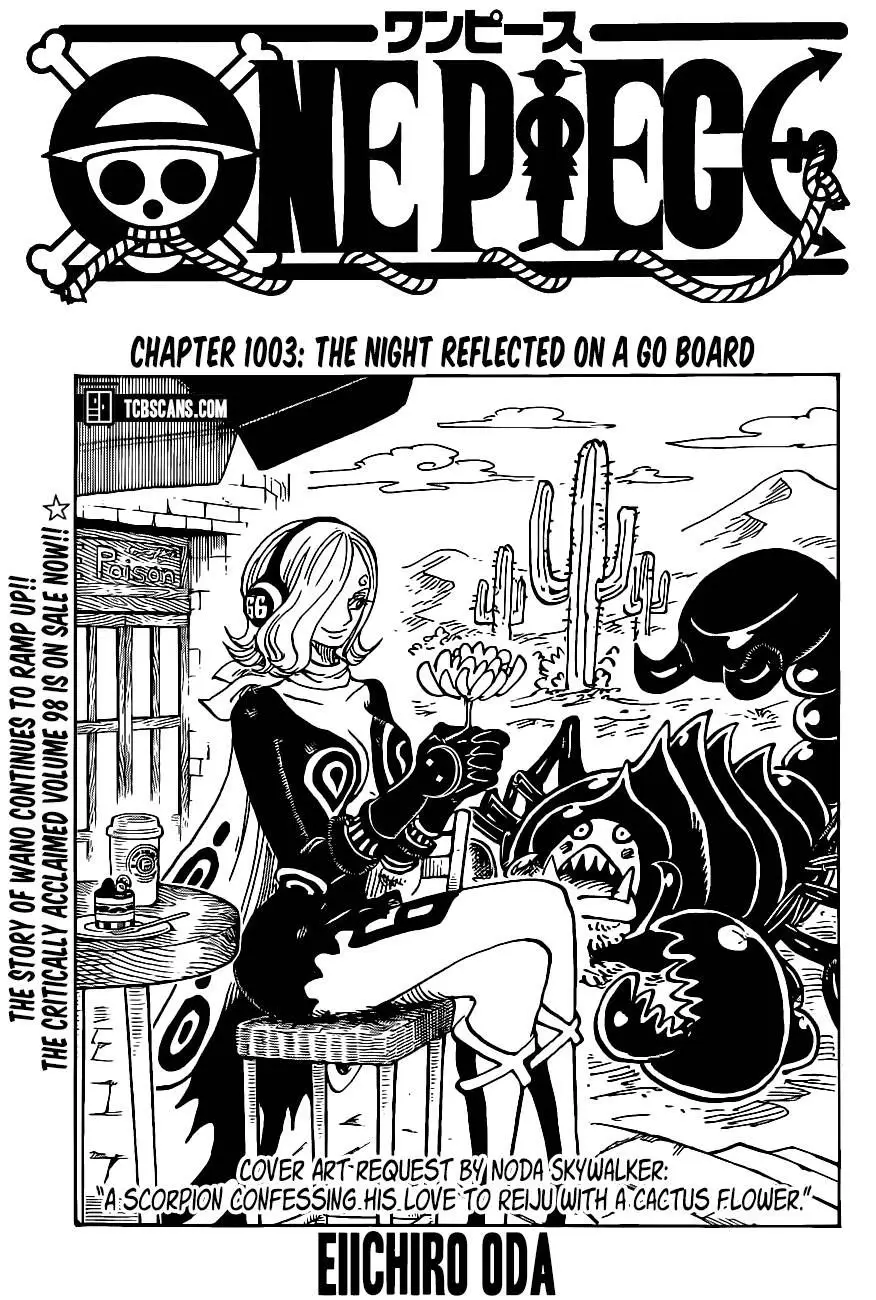 One Piece chương 1003, trang 1