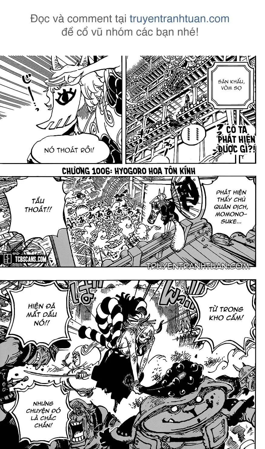 One Piece chương 1006, trang 2
