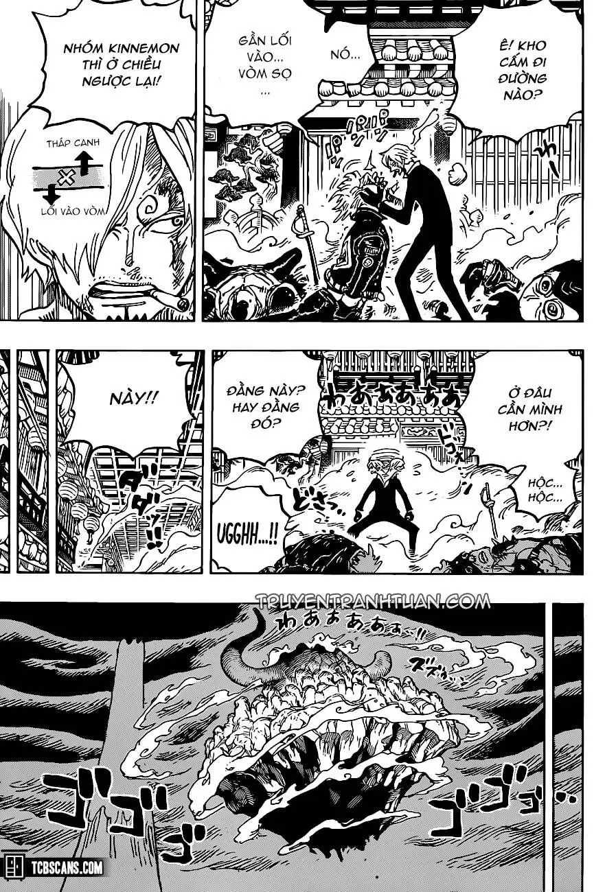 One Piece chương 1006, trang 4