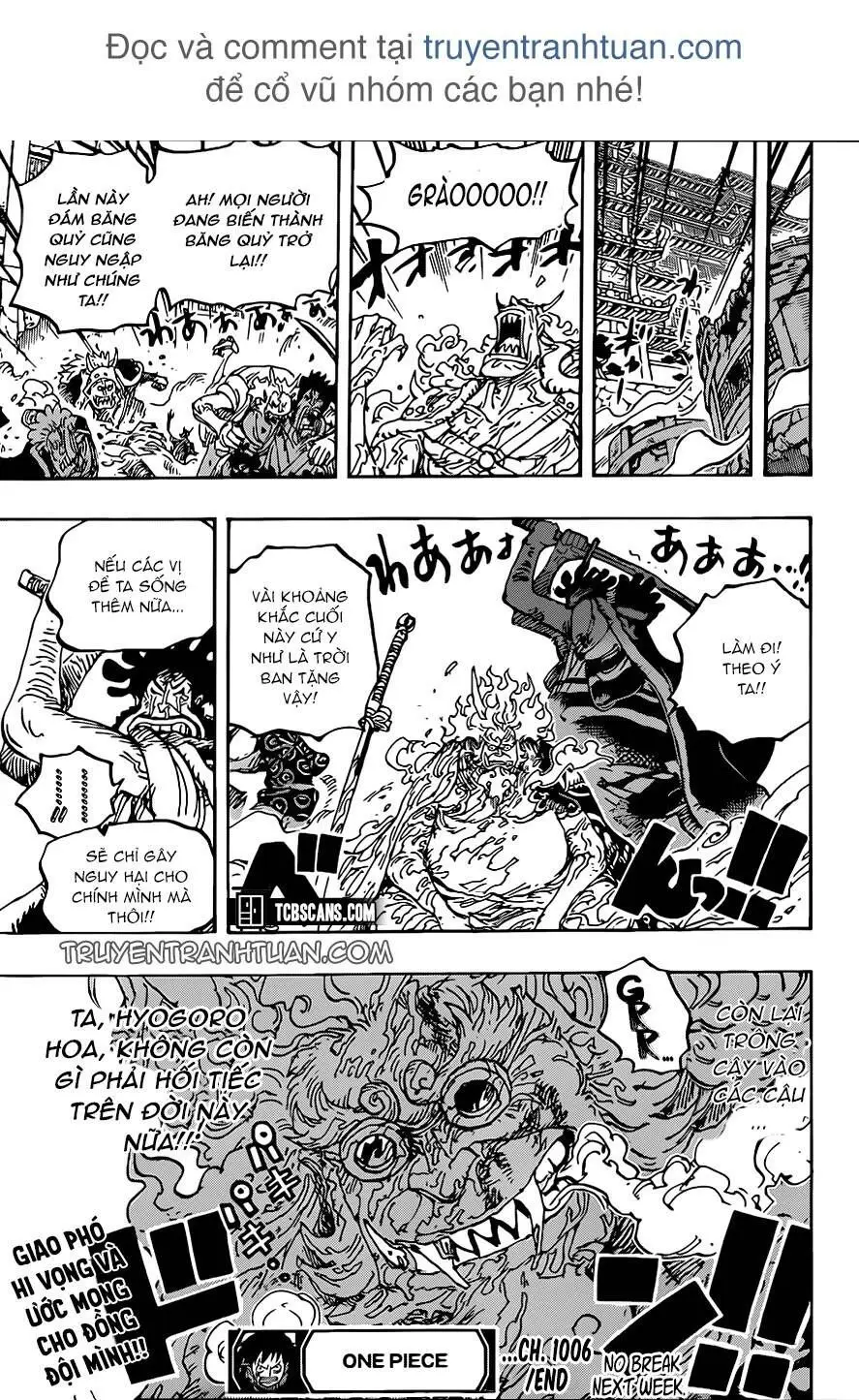 One Piece chương 1006, trang 18