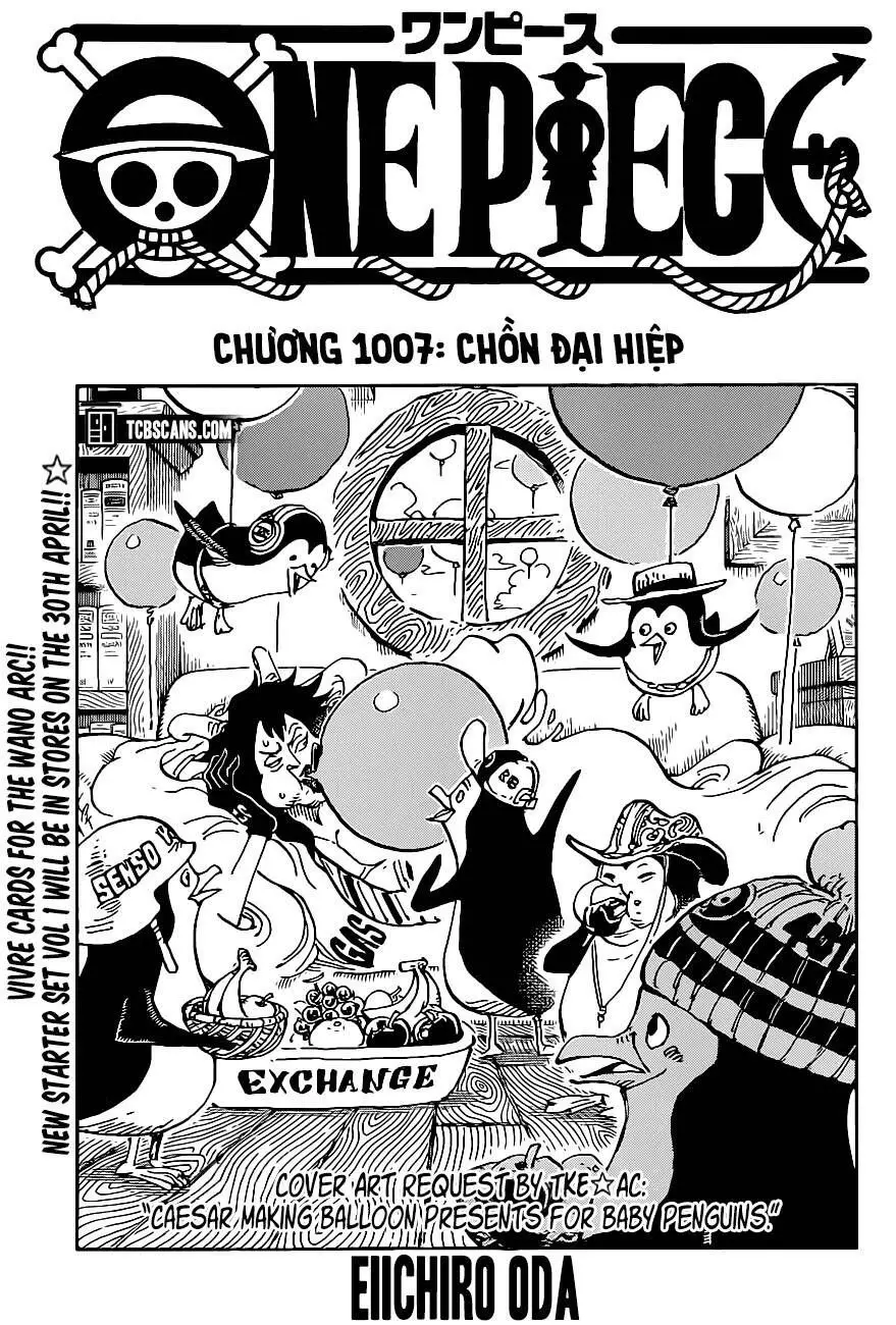 One Piece chương 1007, trang 1
