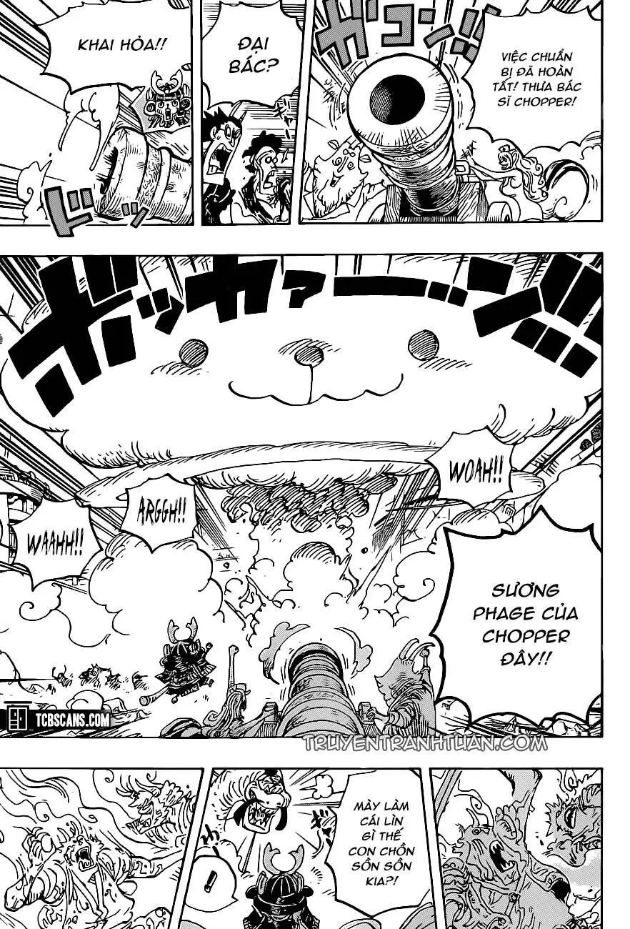 One Piece chương 1007, trang 9