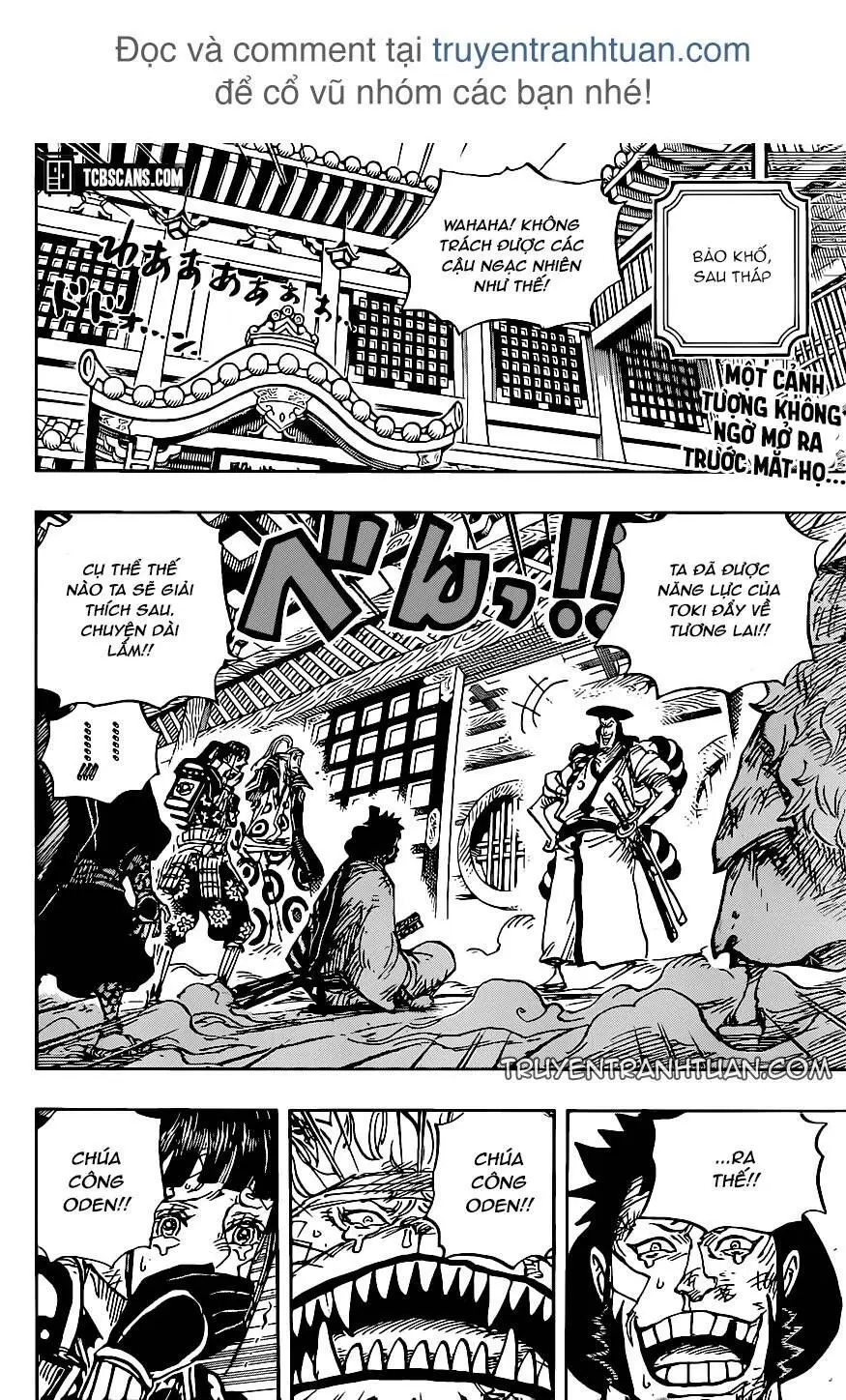 One Piece chương 1008, trang 2