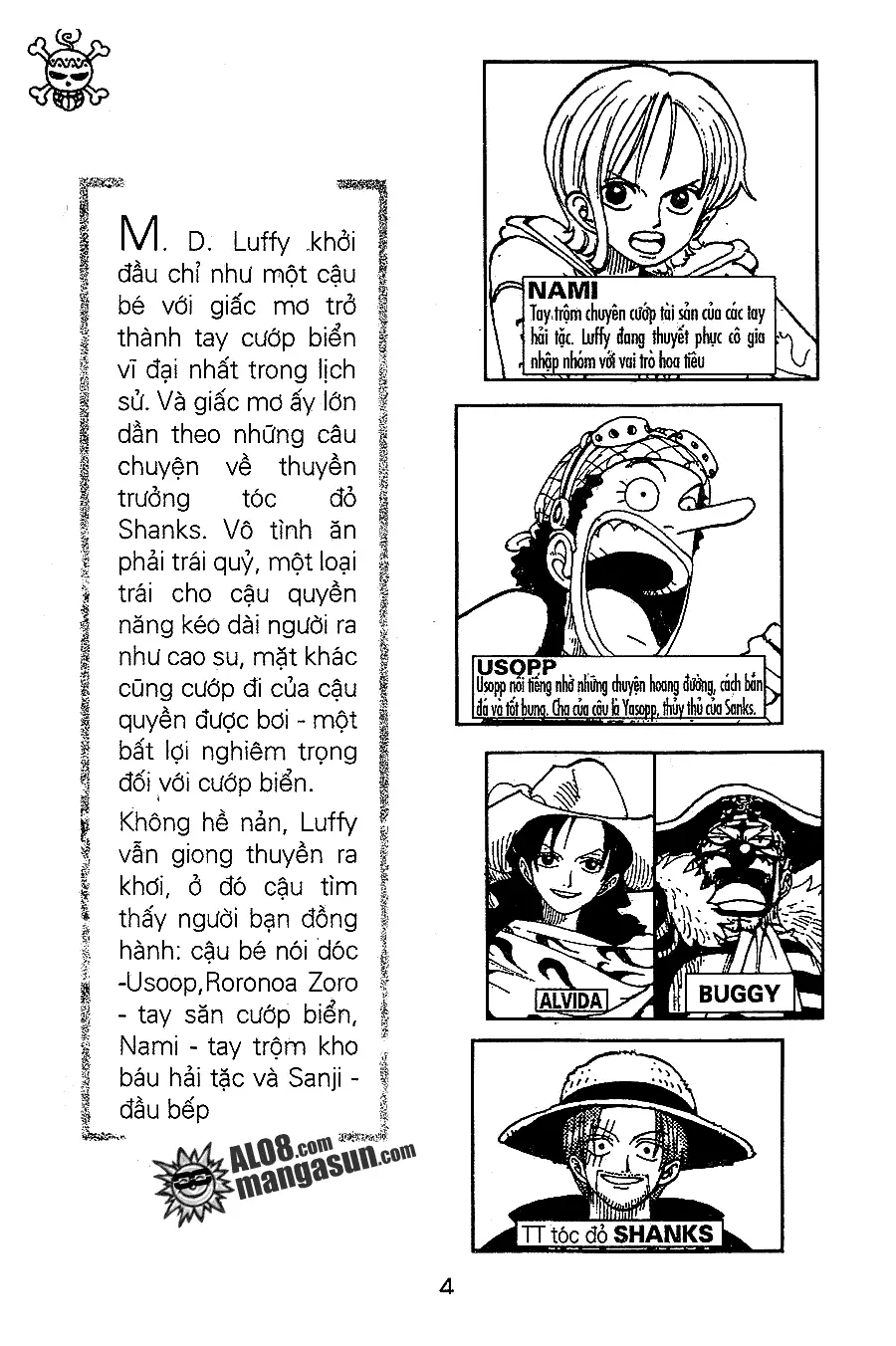 One Piece chương 101, trang 1