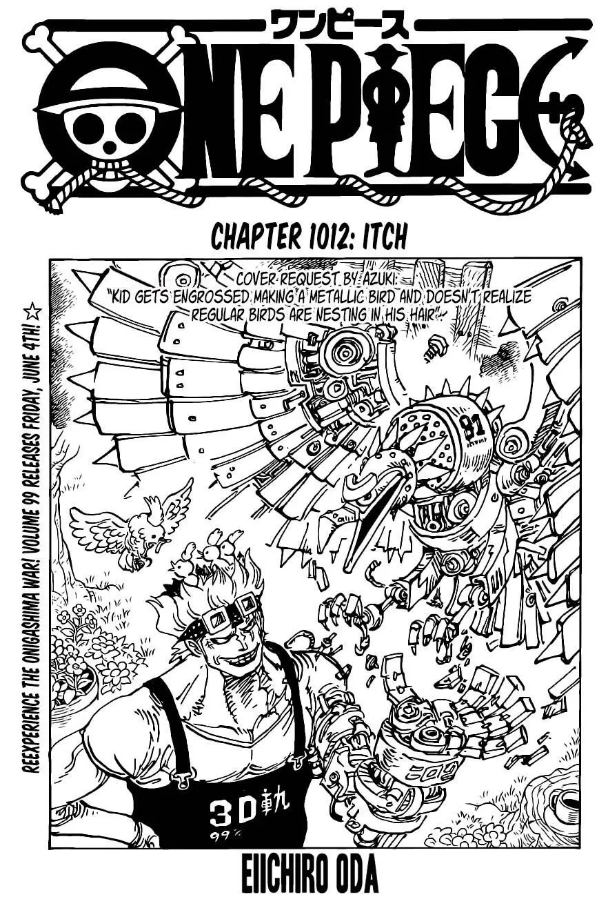 One Piece chương 1012, trang 1