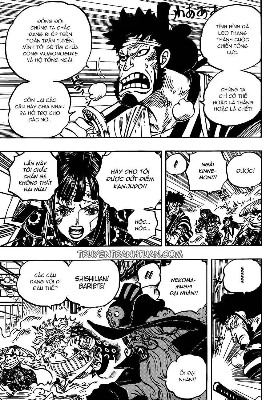 One Piece chương 1012, trang 3