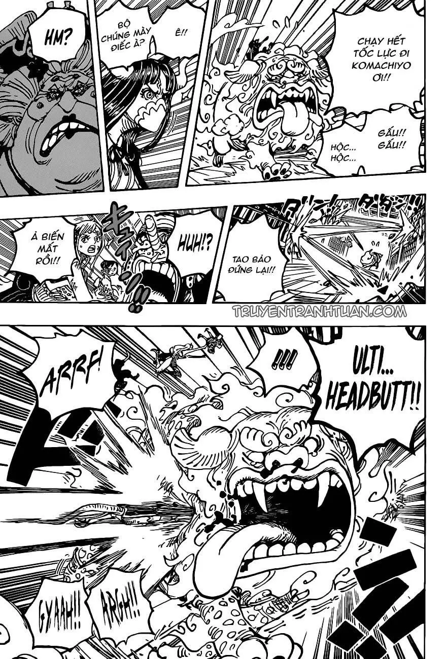 One Piece chương 1012, trang 13