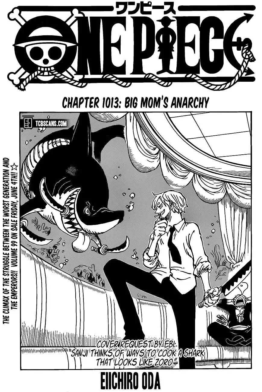 One Piece chương 1013, trang 1