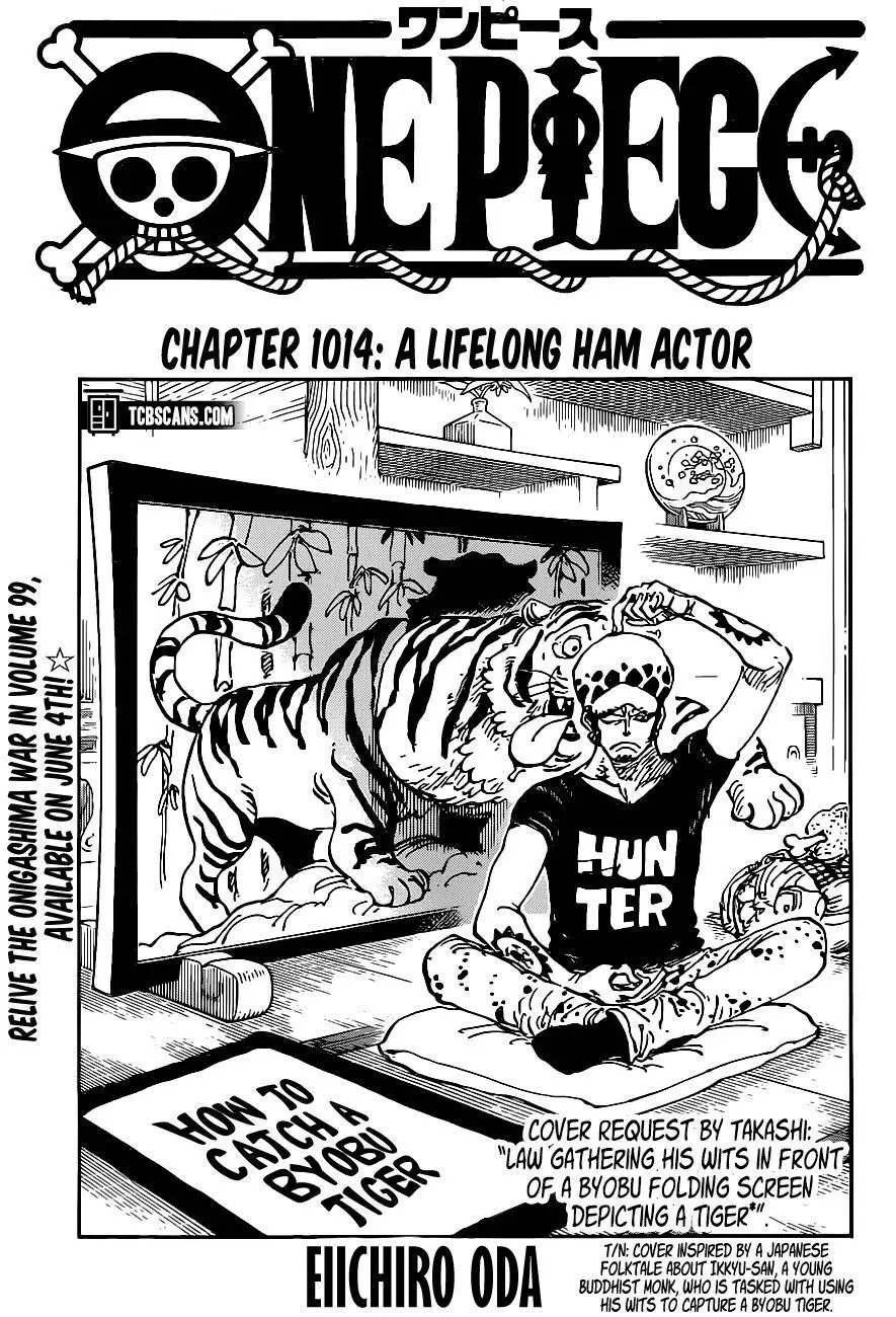 One Piece chương 1014, trang 1
