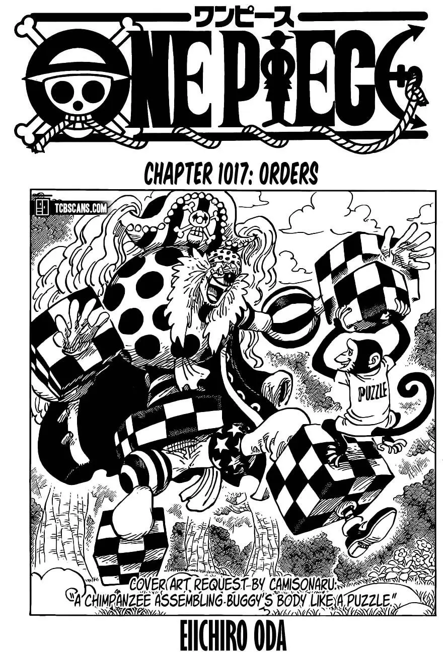 One Piece chương 1017, trang 1