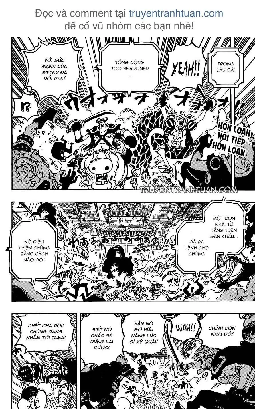 One Piece chương 1018, trang 2