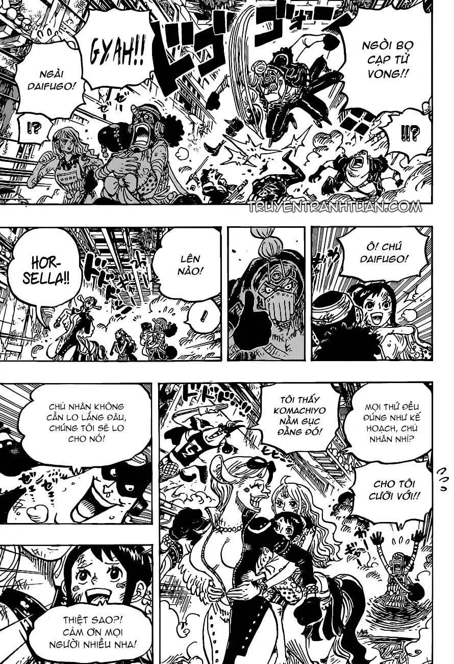 One Piece chương 1018, trang 3