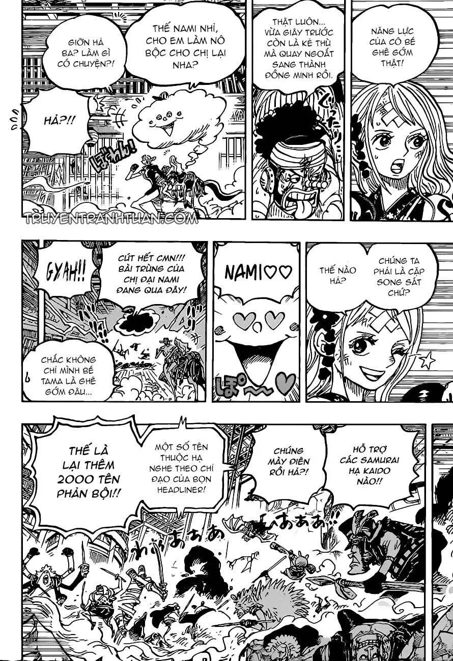 One Piece chương 1018, trang 4