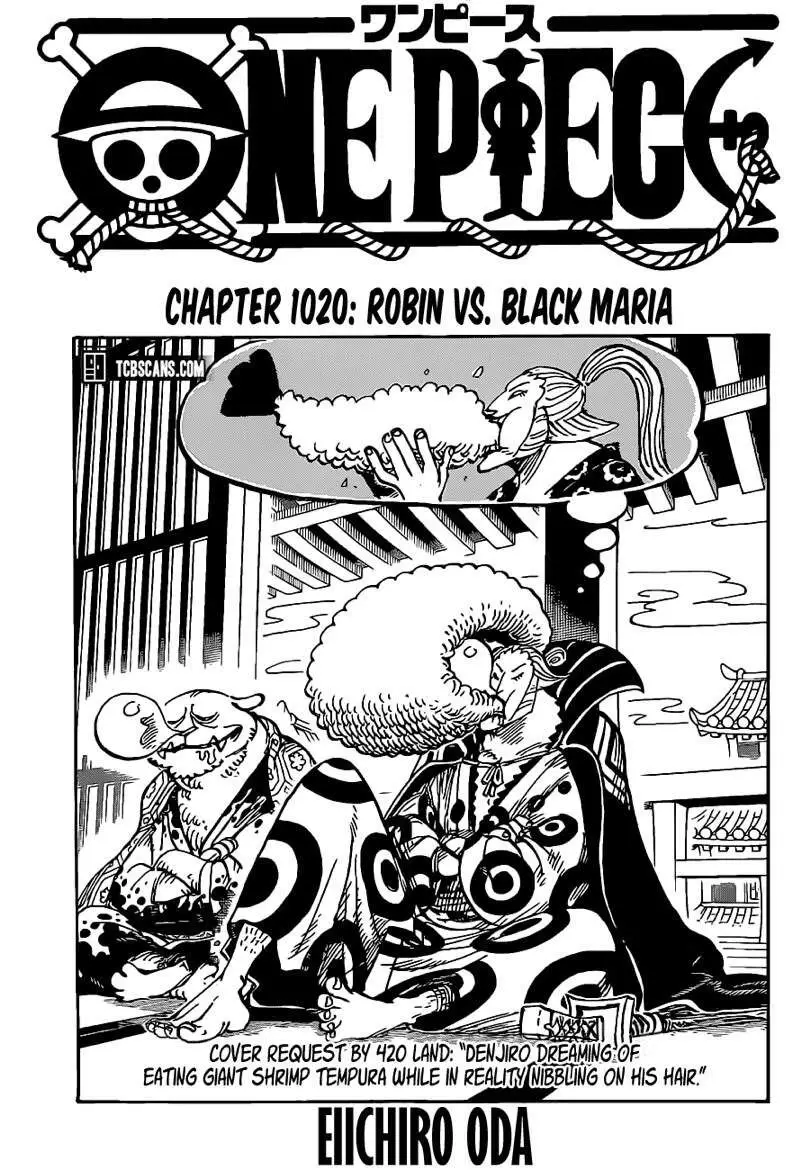 One Piece chương 1020, trang 1
