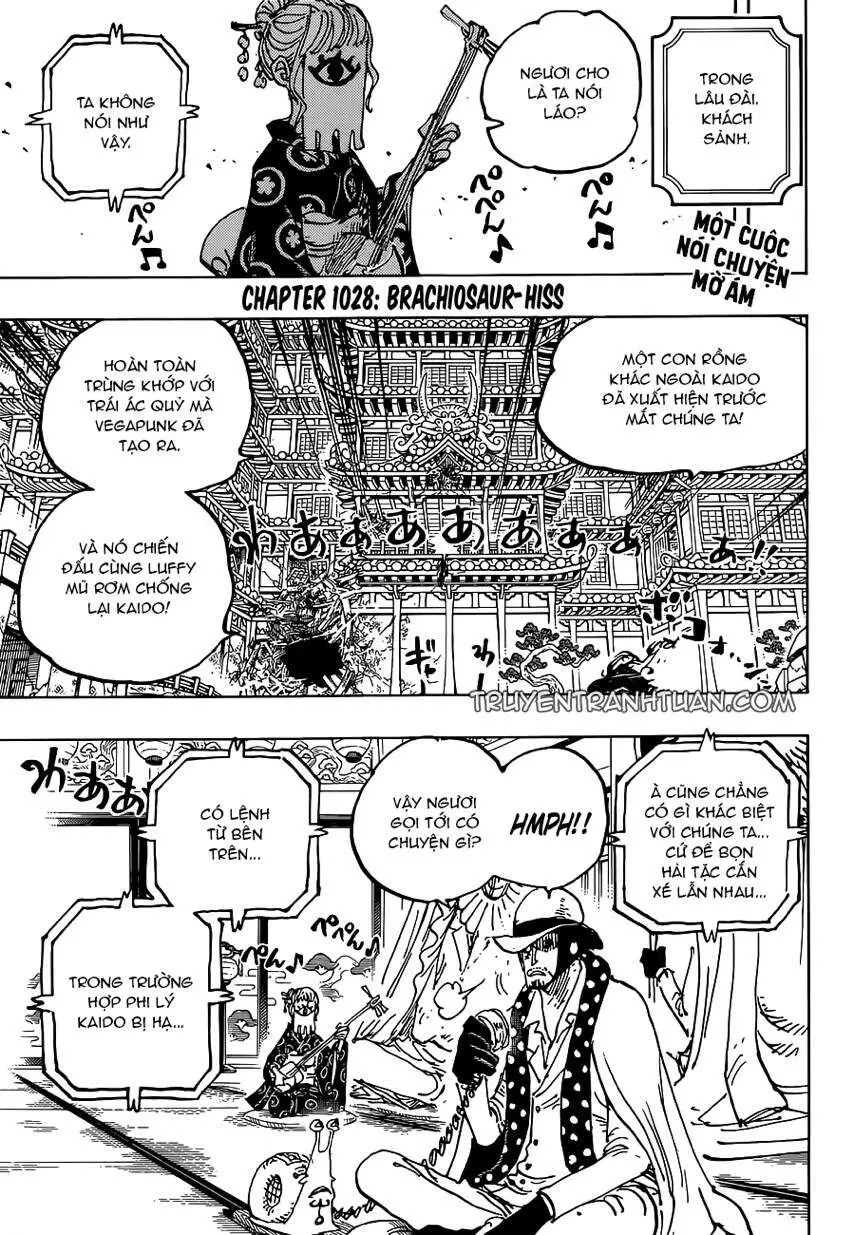 One Piece chương 1028, trang 3
