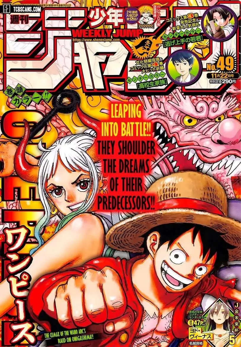 One Piece chương 1031, trang 1