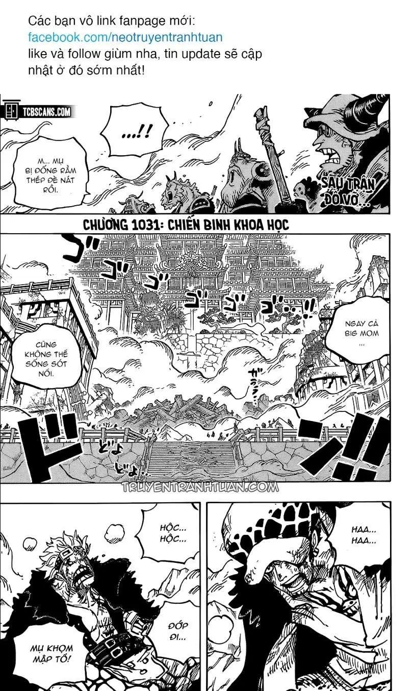 One Piece chương 1031, trang 3