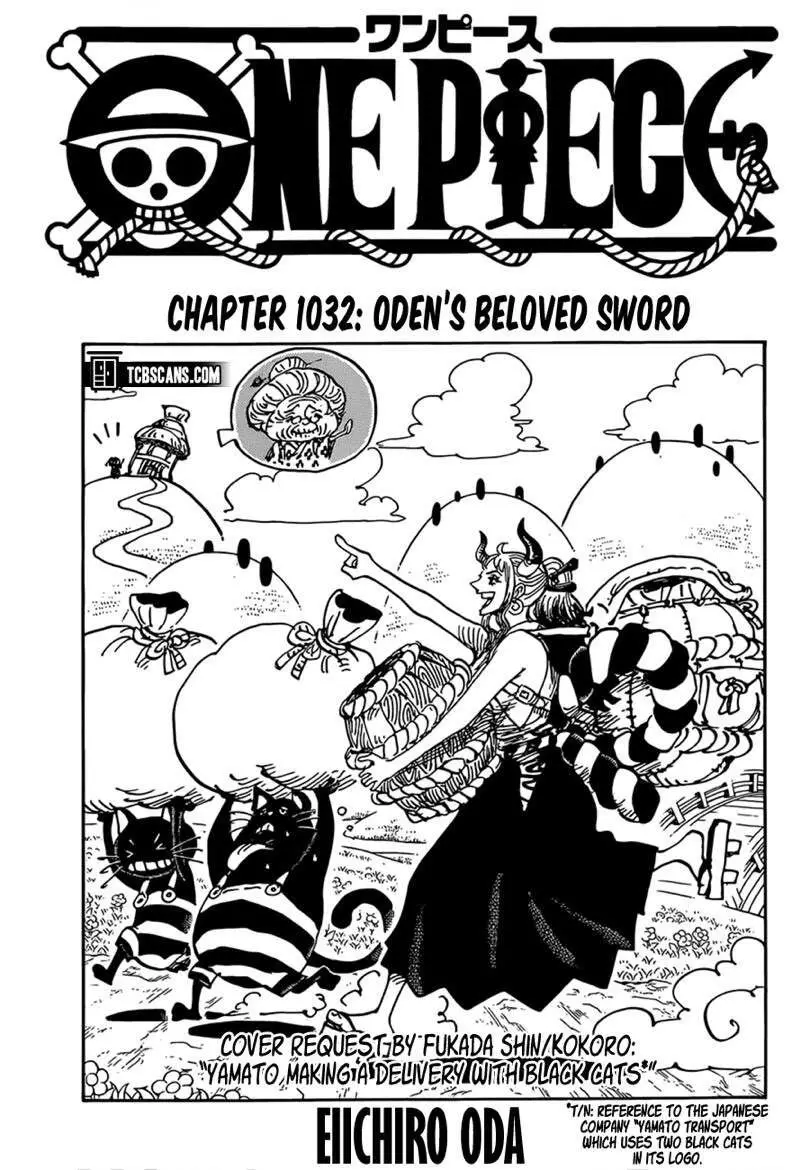 One Piece chương 1032, trang 1