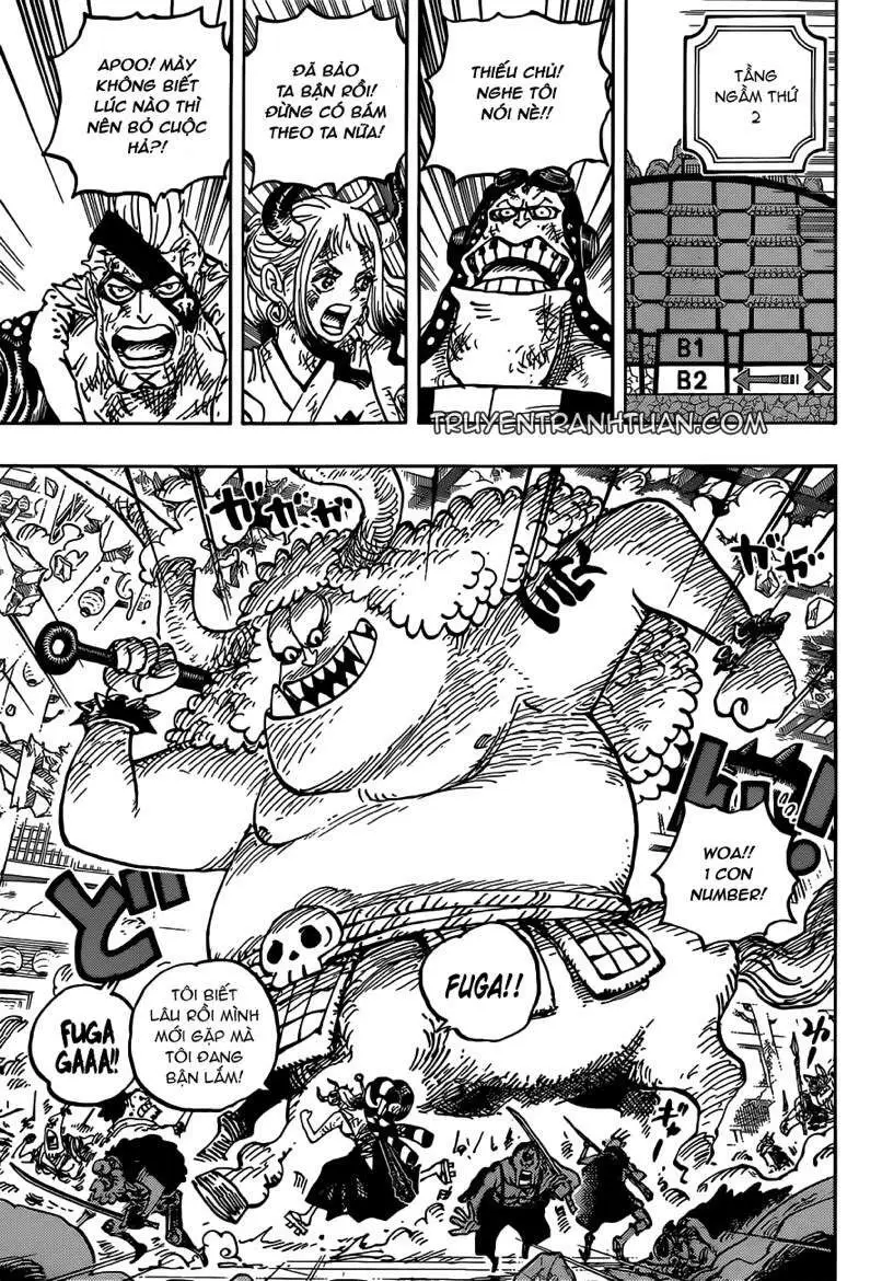 One Piece chương 1032, trang 3