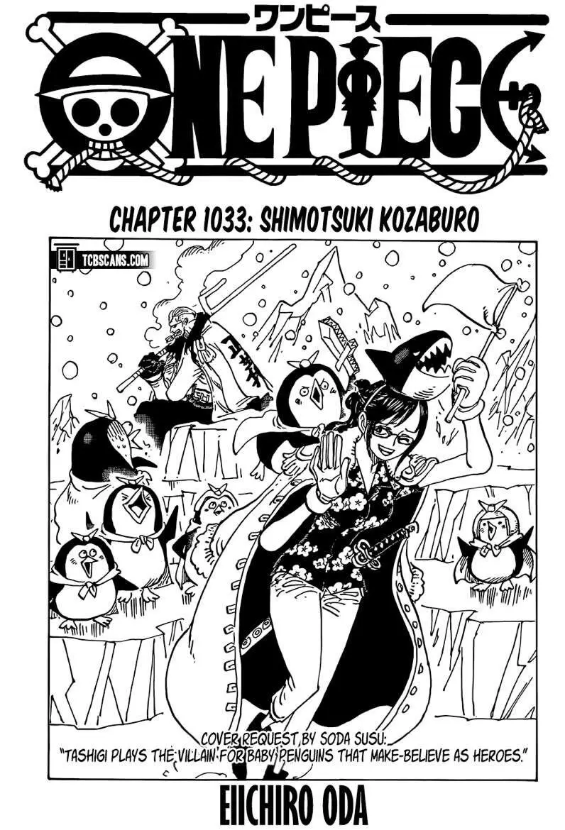One Piece chương 1033, trang 1