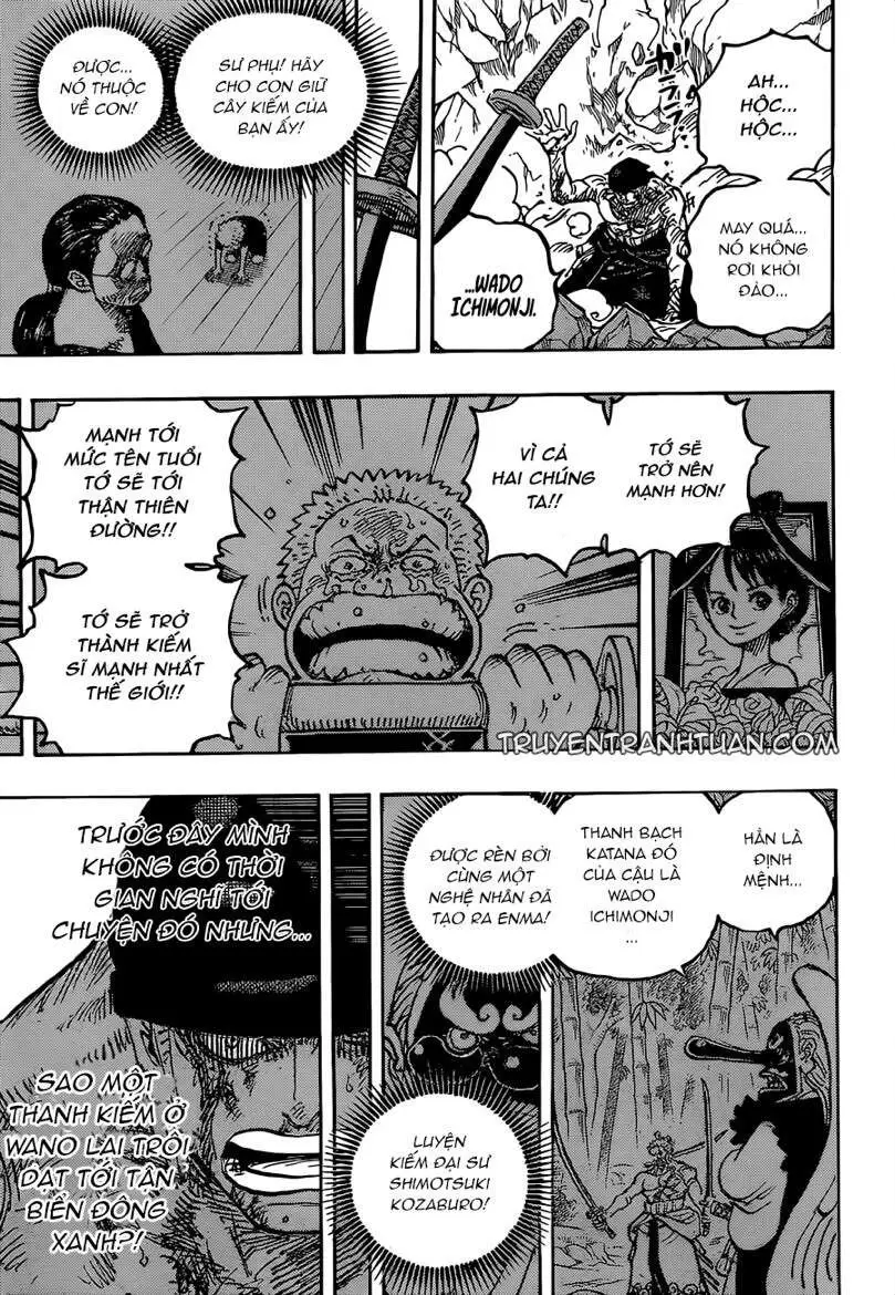 One Piece chương 1033, trang 9