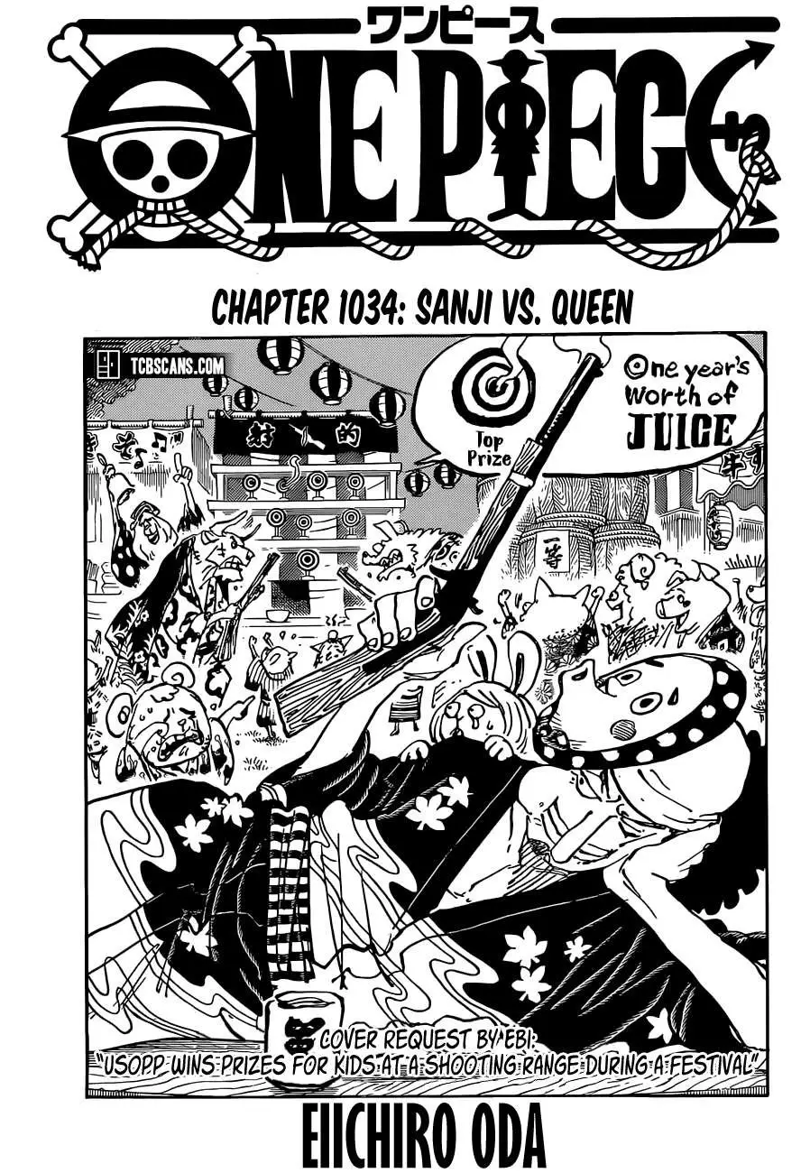 One Piece chương 1034, trang 1