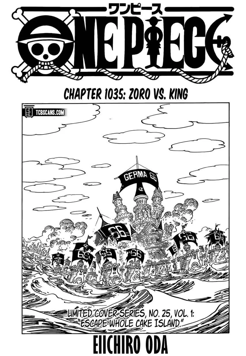 One Piece chương 1035, trang 1