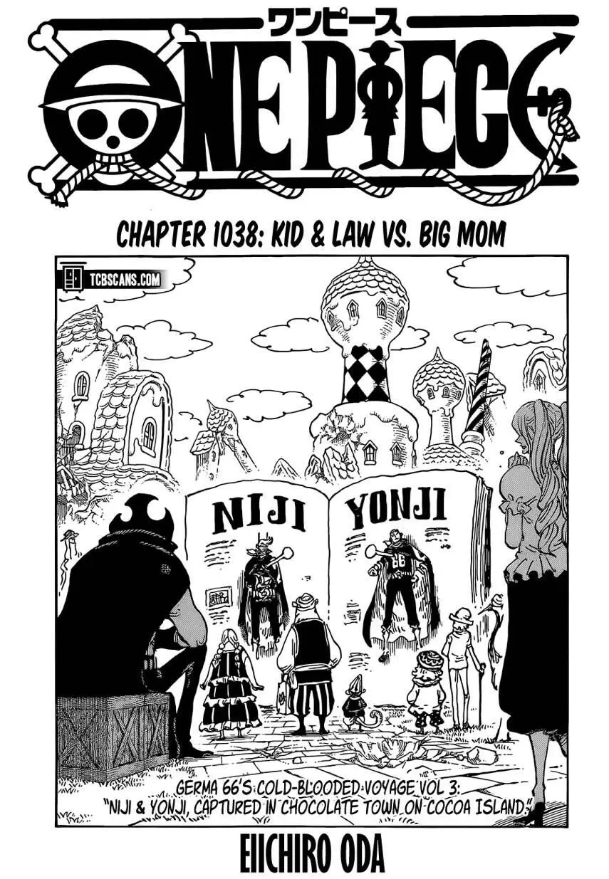 One Piece chương 1038, trang 1