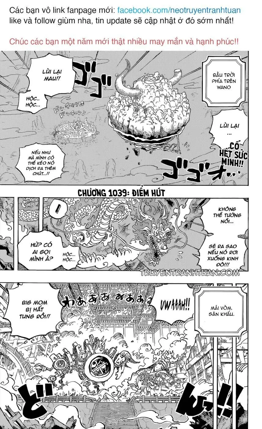One Piece chương 1039, trang 3