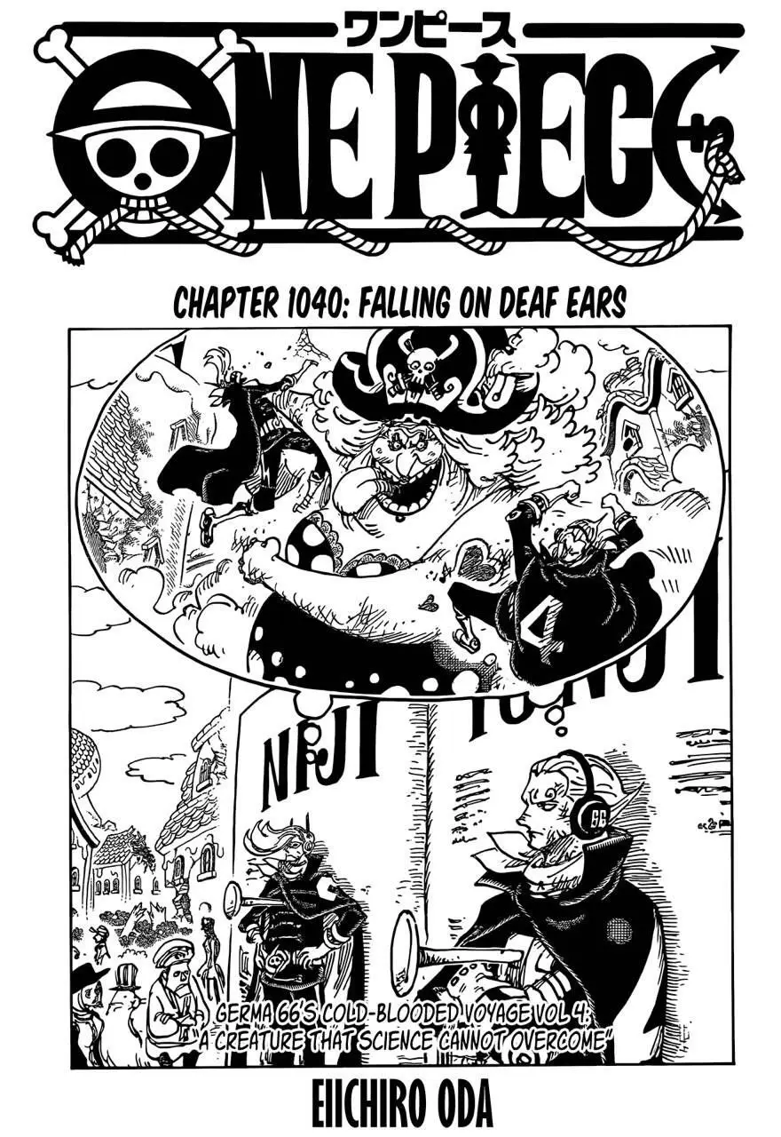 One Piece chương 1040, trang 1