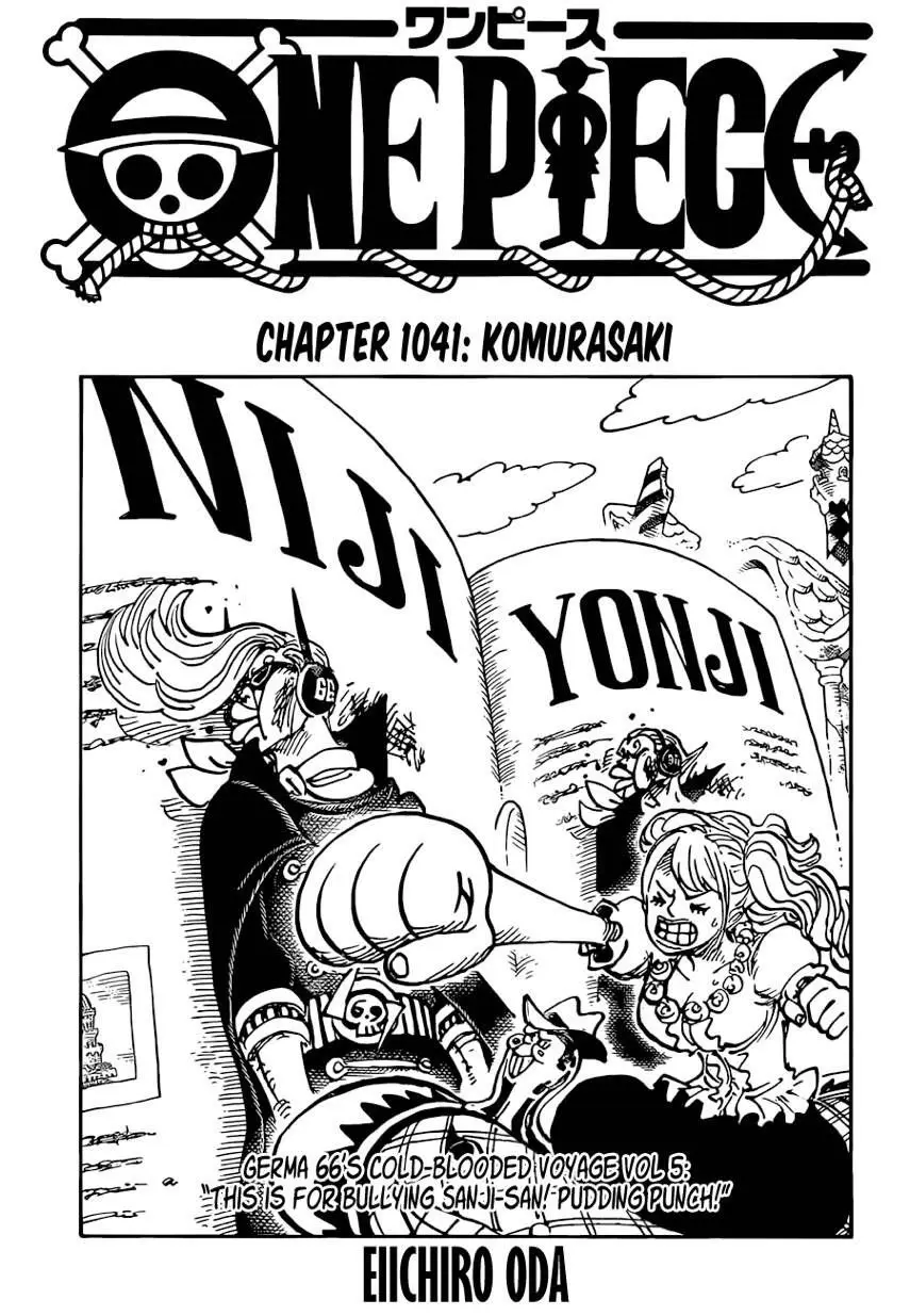 One Piece chương 1041, trang 1