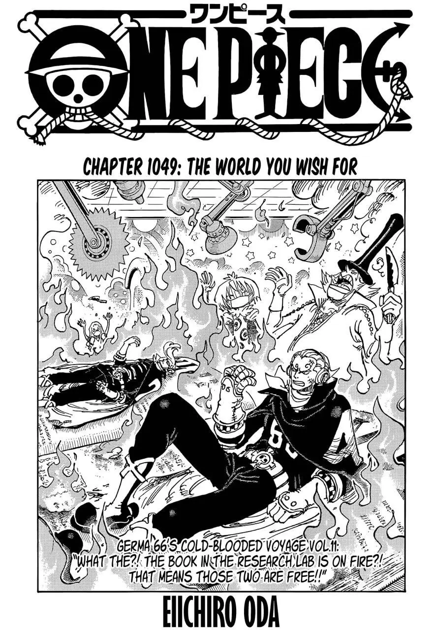 One Piece chương 1049, trang 1