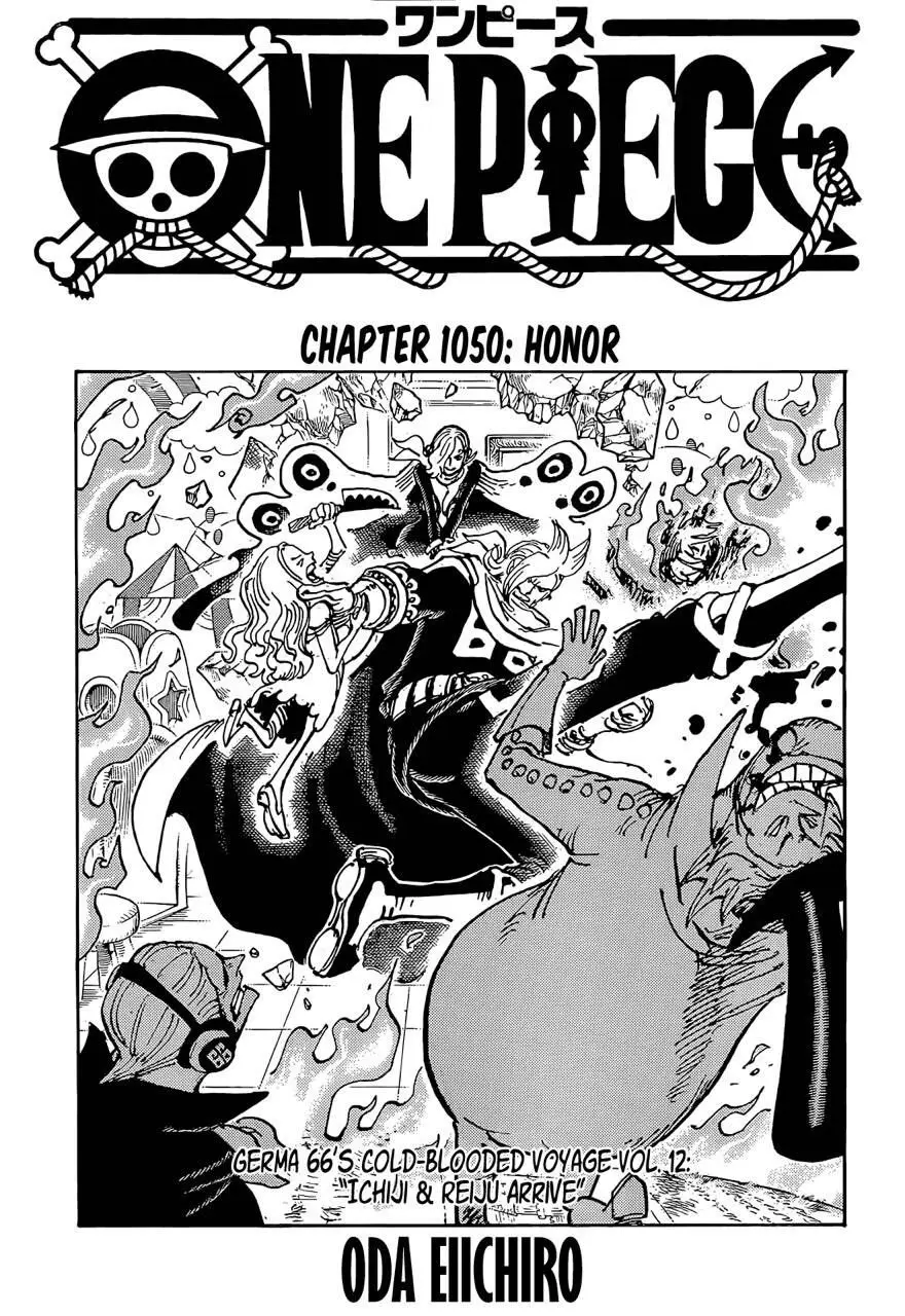 One Piece chương 1050, trang 1