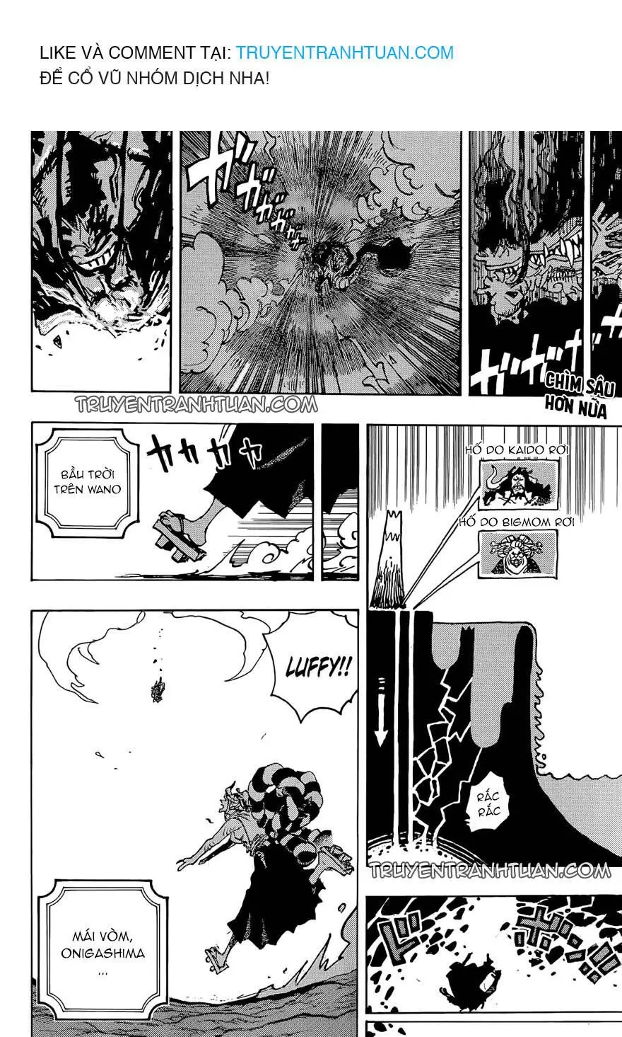 One Piece chương 1050, trang 2