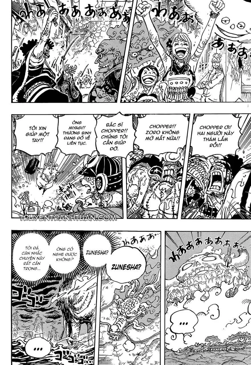 One Piece chương 1050, trang 8