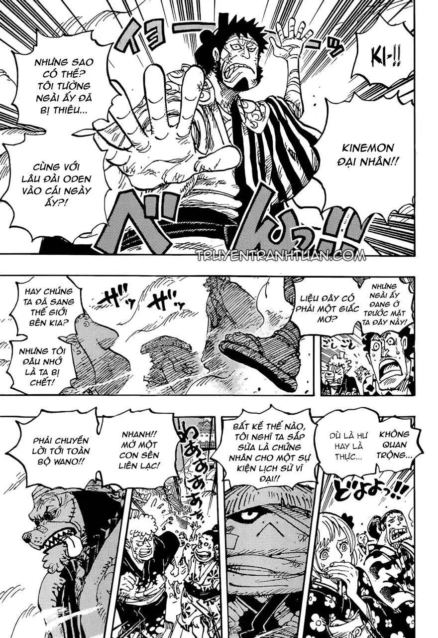 One Piece chương 1051, trang 3