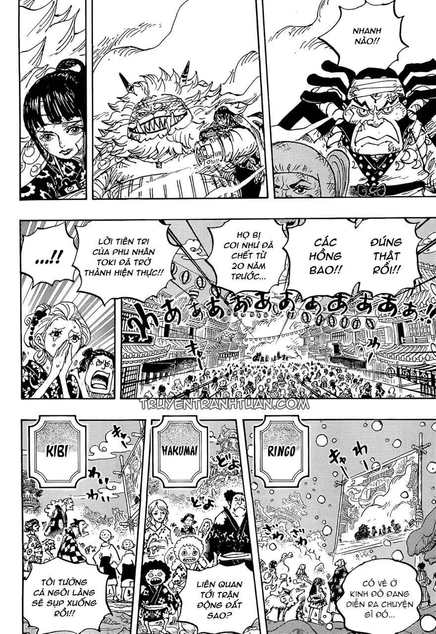 One Piece chương 1051, trang 4