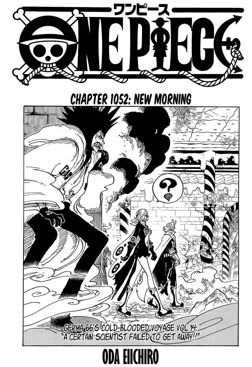 One Piece chương 1052, trang 1