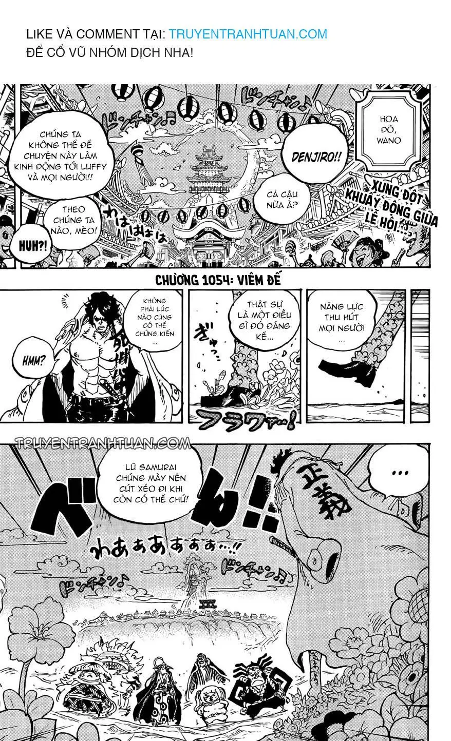 One Piece chương 1054, trang 3