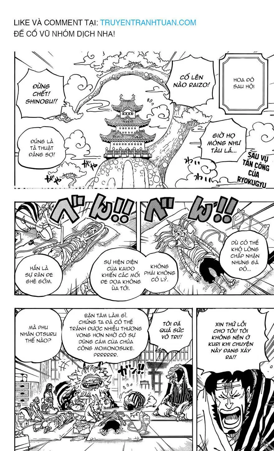 One Piece chương 1056, trang 4