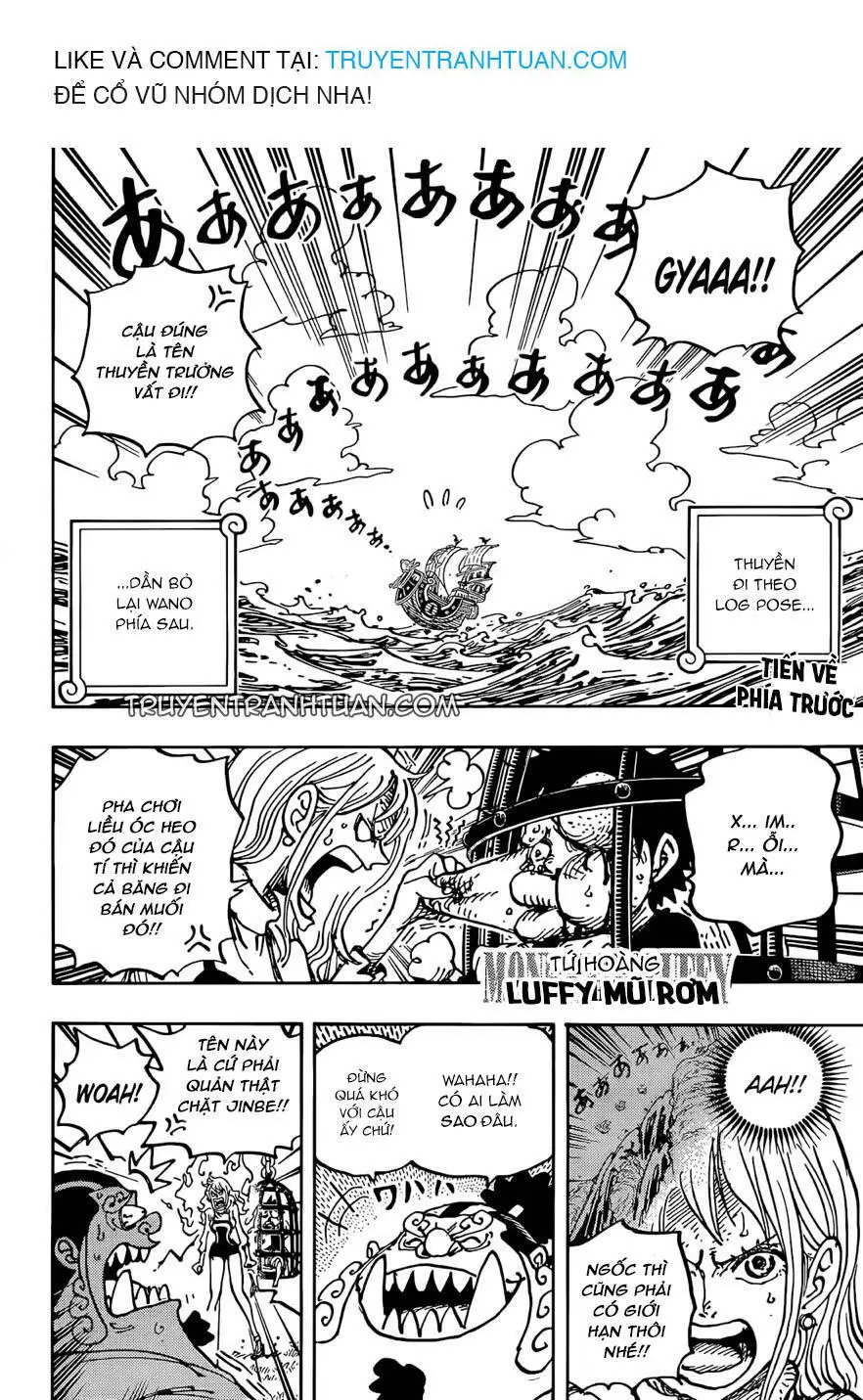 One Piece chương 1058, trang 2