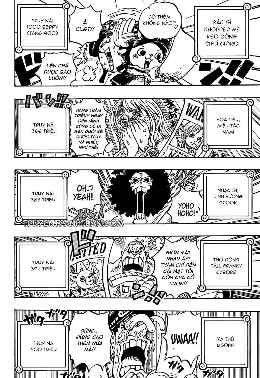 One Piece chương 1058, trang 4