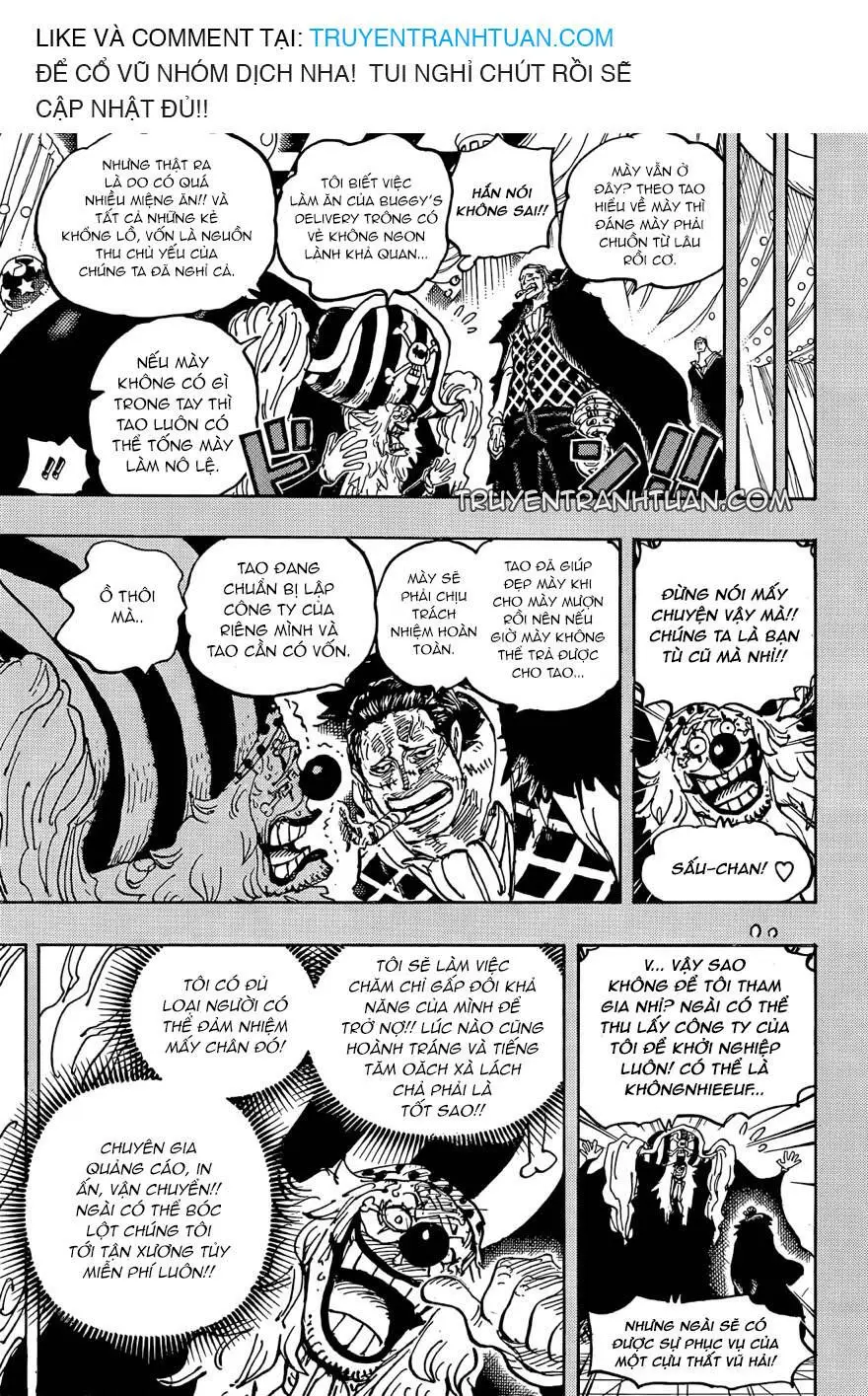 One Piece chương 1058, trang 10