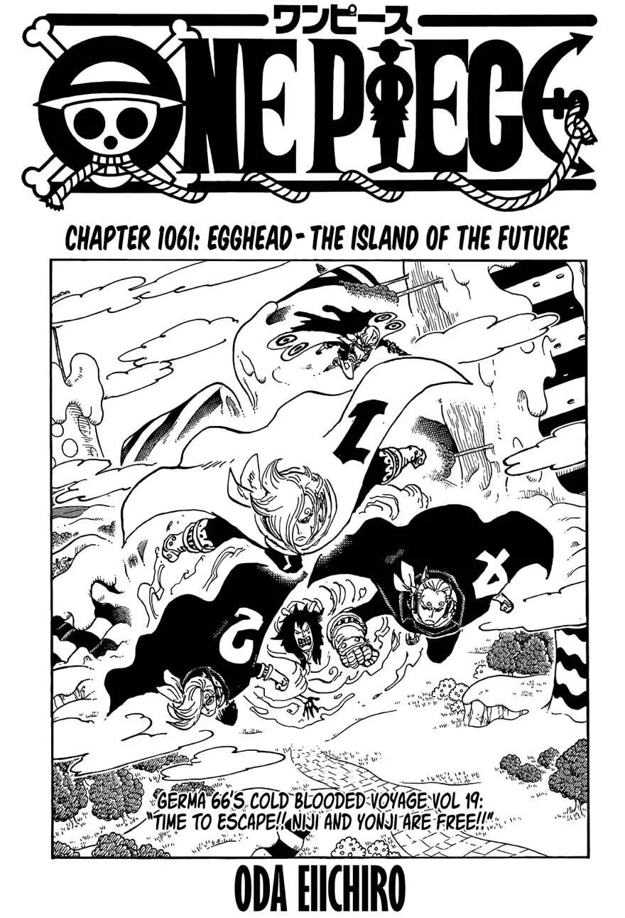 One Piece chương 1061, trang 2