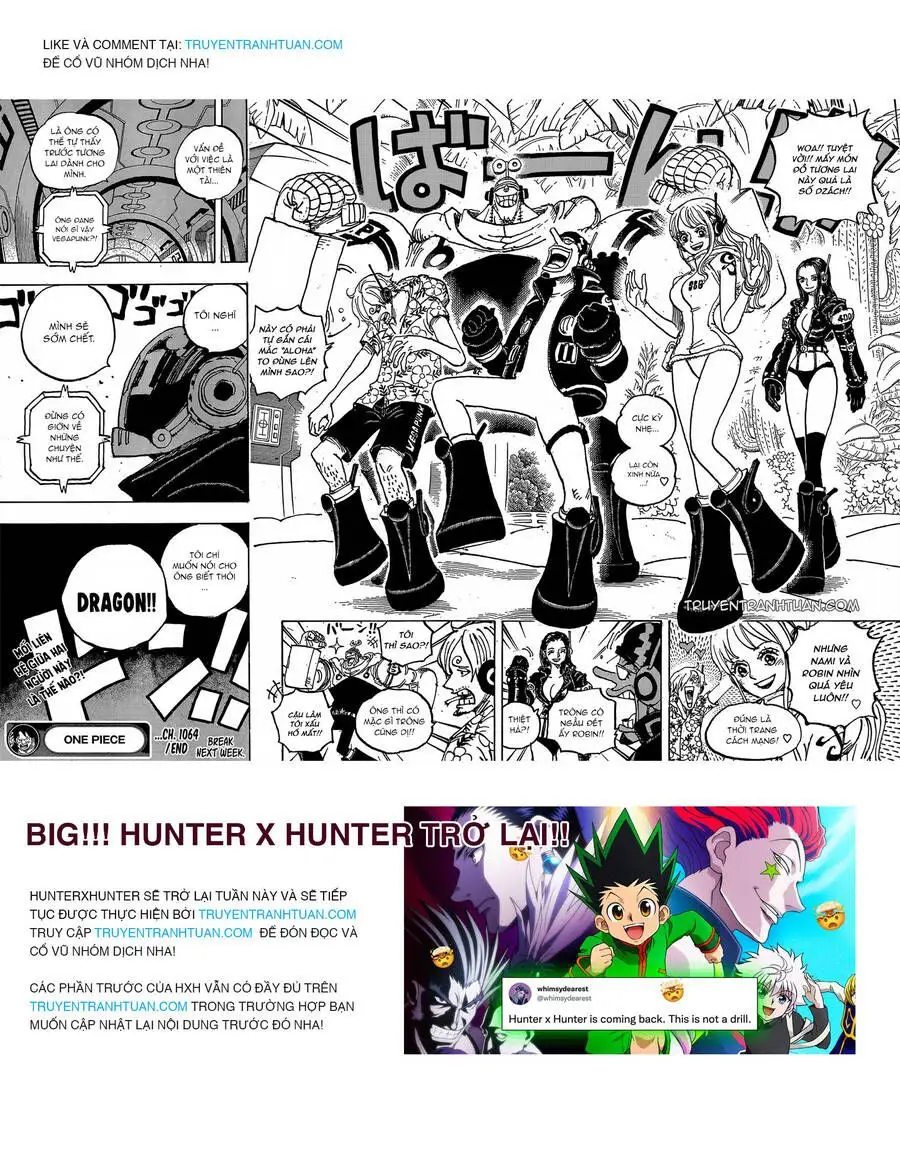 One Piece chương 1064, trang 14