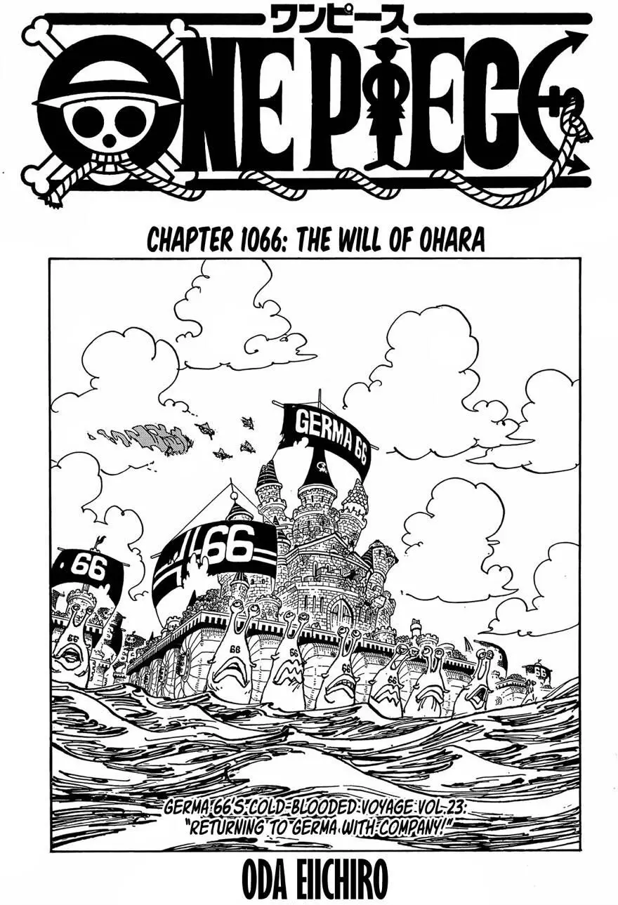 One Piece chương 1066, trang 1
