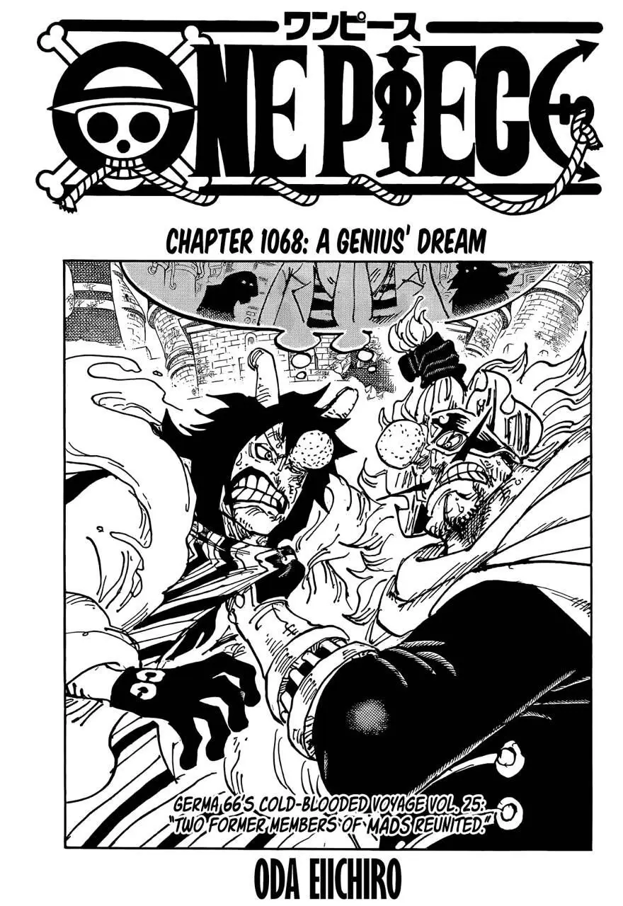 One Piece chương 1068, trang 2