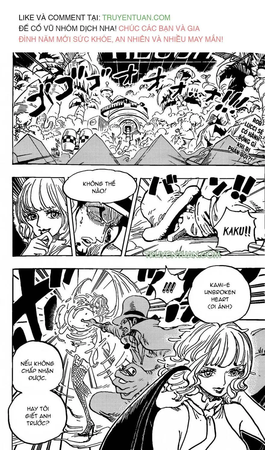 One Piece chương 1073, trang 2