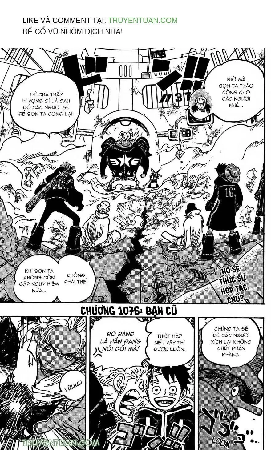 One Piece chương 1076, trang 3