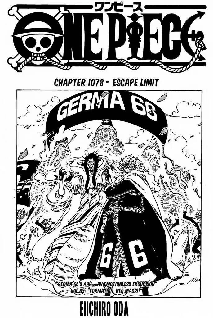 One Piece chương 1078, trang 1